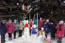 Районный конкурс снеговиков «Снеговичок - 2018»
