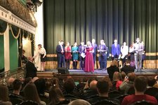 Торжественное мероприятие, посвящённое вручению стипендий Гродненского областного отделения Белорусского фонда мира одарённым и талантливым учащимся и студентам области.
