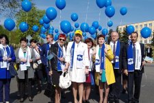 Праздник Первомая весело и шумно прошагал по Волковыщине.